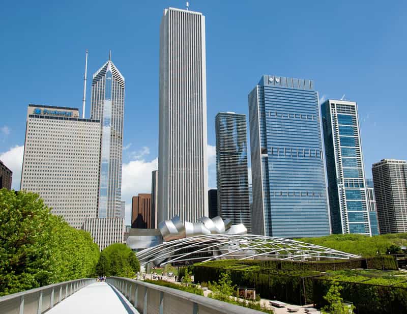 Chicago Skyline looking West